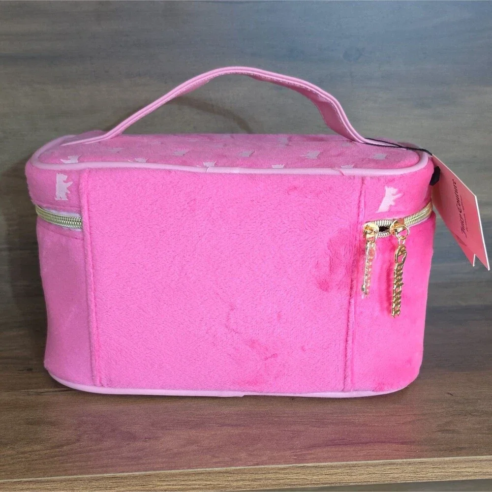 Juicy Couture Pink Travel Case Vanity Bag